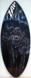 Pro Carbon Skimboard with Resin Art