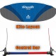 HQ Rush III 350 PRO Trainer Kite close up of this kite's  layout and bar. THIS COULD BE YOU FLYING THIS!