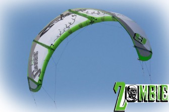 2010 Caution ZOMBIE Kite in action and close up of the kite while flying. THIS COULD BE YOU FLYING THIS!