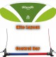 HQ Rush III 300 Trainer Kite close up of this kite's  layout and bar. THIS COULD BE YOU FLYING THIS!