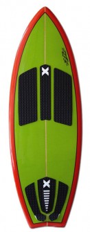 Slasher Pro X Wakesurf Board Front Green/Red